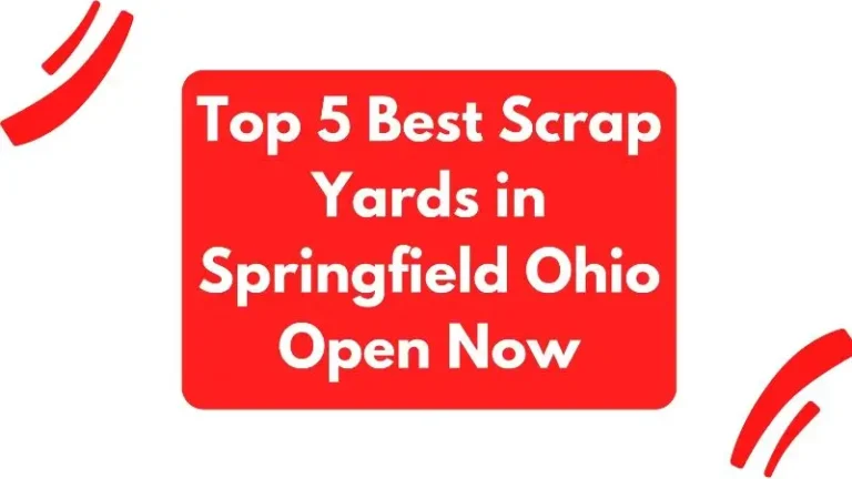 Scrap Yards in Springfield Ohio