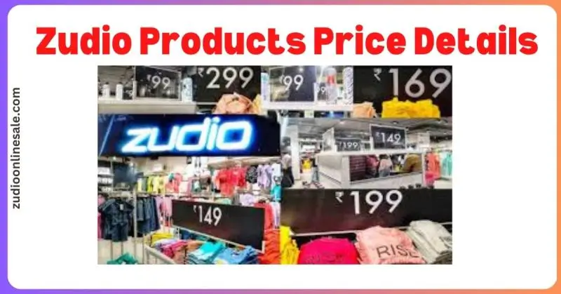 Zudio Products Price Range