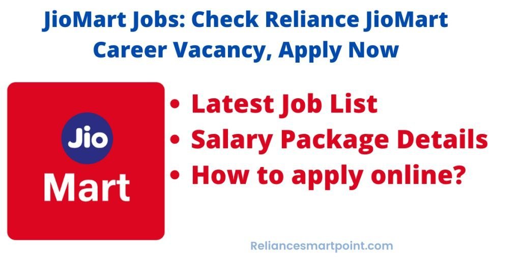 Jiomart Jobs Details