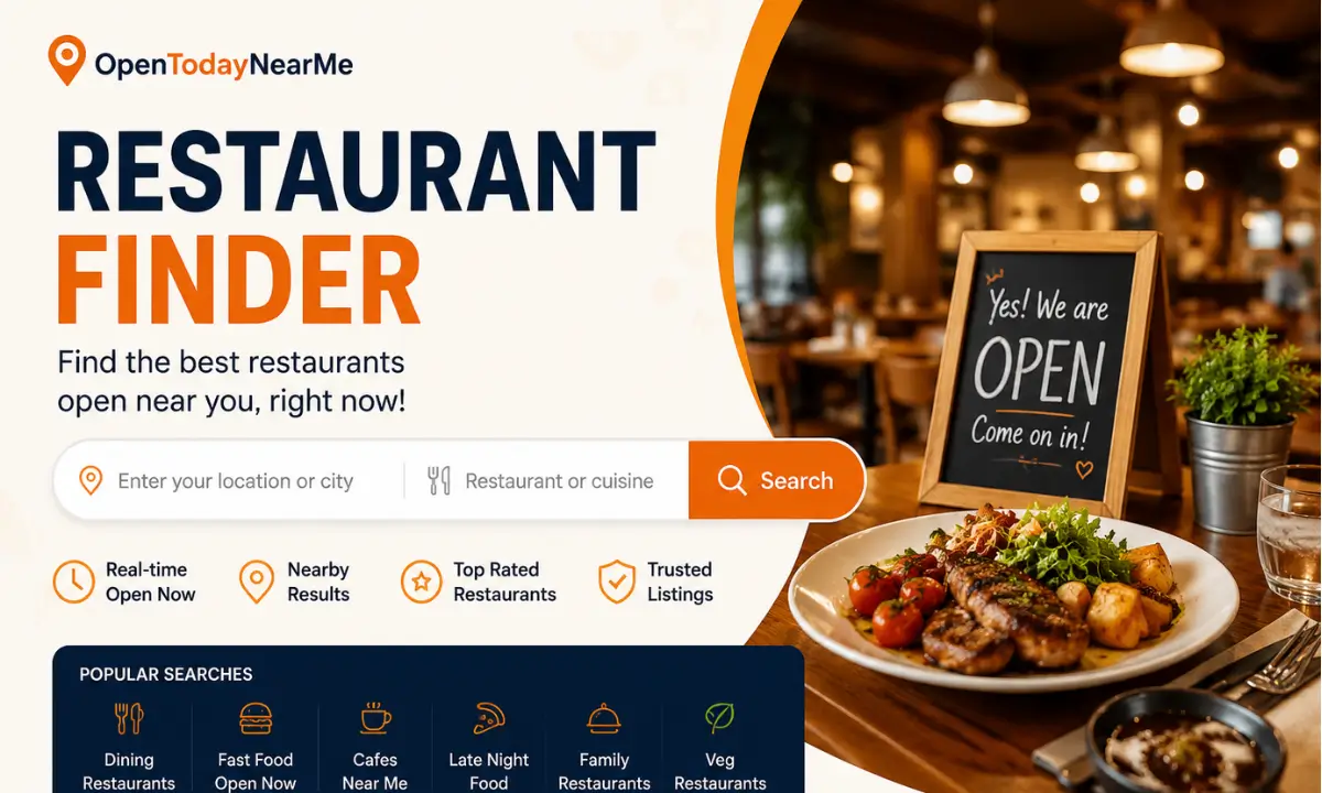 Restaurants Open Near Me